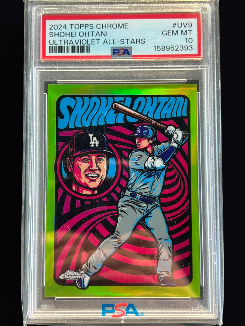 2024 Topps Chrome #UV9 Shohei Ohtani Ultraviolet All-Stars PSA 10