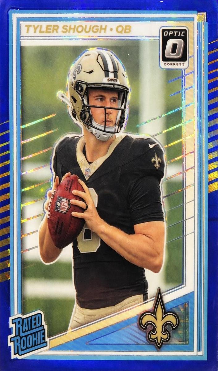 Tyler Shough 2025 Donruss Optic Hyper Blue #223 Value