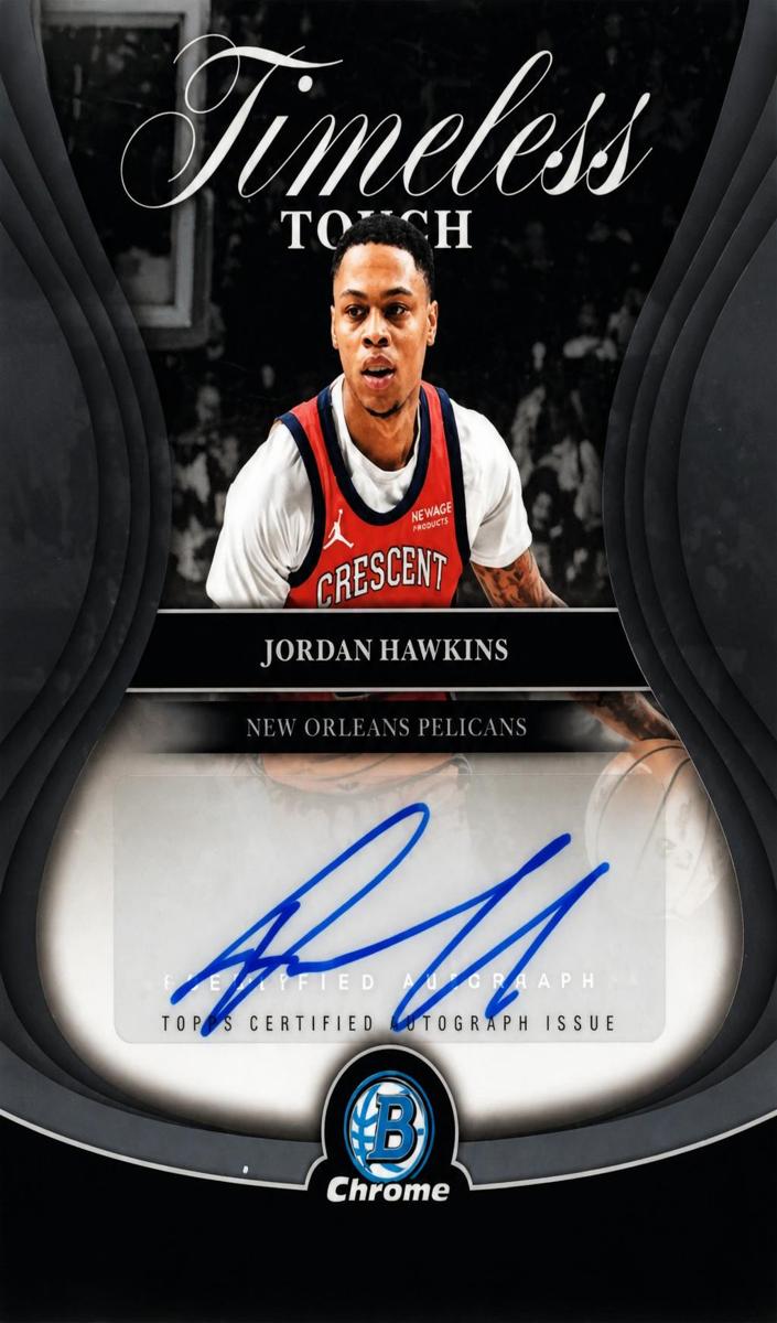 Jordan Hawkins Bowman Timeless Touch Signatures Value