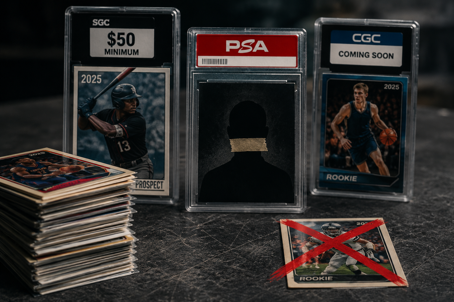 SGC's $50 Floor, PSA's Silence, and CGC's Timing: One Structural Shift in the Grading Market