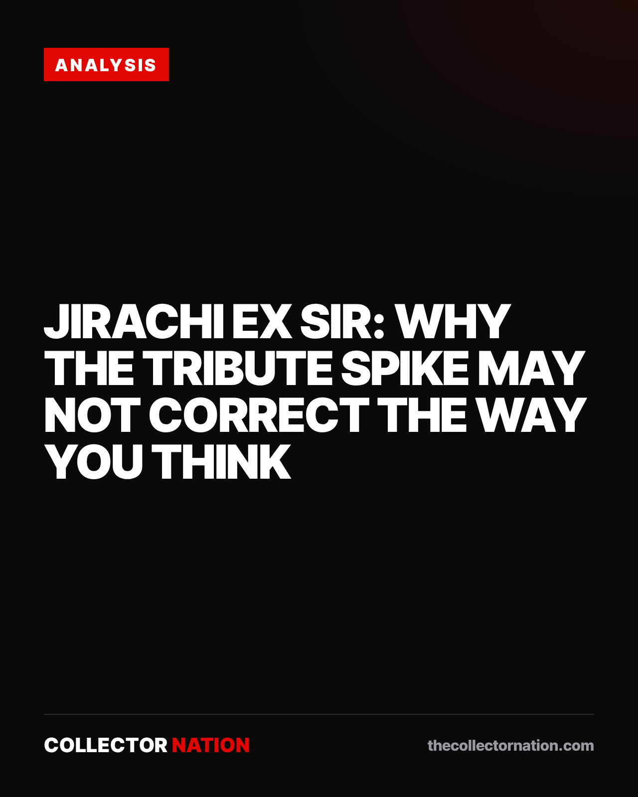 Jirachi ex SIR: Why the Tribute Spike May Not Correct the Way You Think