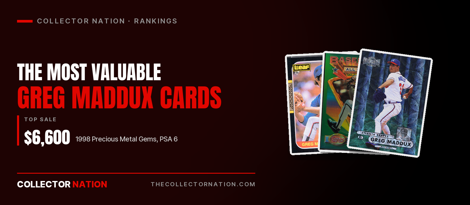 Greg Maddux Baseball Cards: The Most Valuable, Ranked