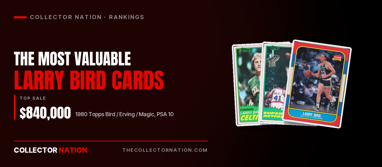 Larry Bird Basketball Cards: The Most Valuable, Ranked