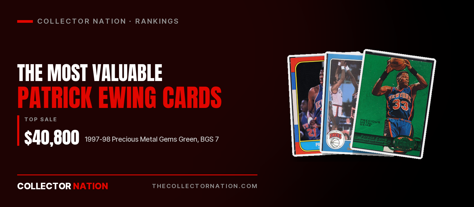 Patrick Ewing Basketball Cards: The Most Valuable, Ranked