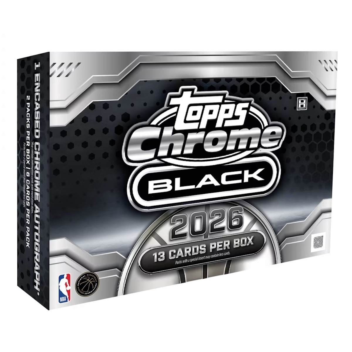 2025-26 Topps Chrome Black Basketball Checklist and Box
