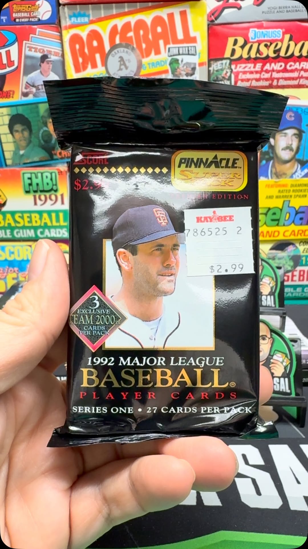1992 Pinnacle Baseball Series 1 Super Pack #junkwaxsal #hotgarbage