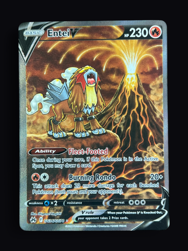 Entei V - SWSH: Crown Zenith: Galarian Gallery (CRZ:GG) NM Pokemon