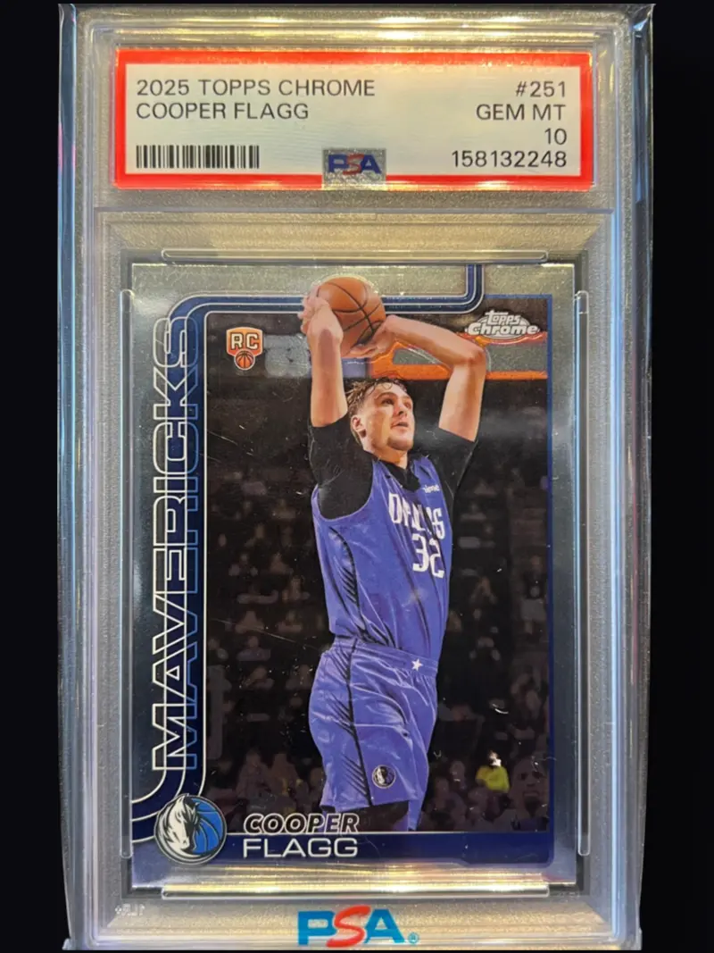 2025 Topps Chrome Refractor Cooper Flagg #251 PSA 10