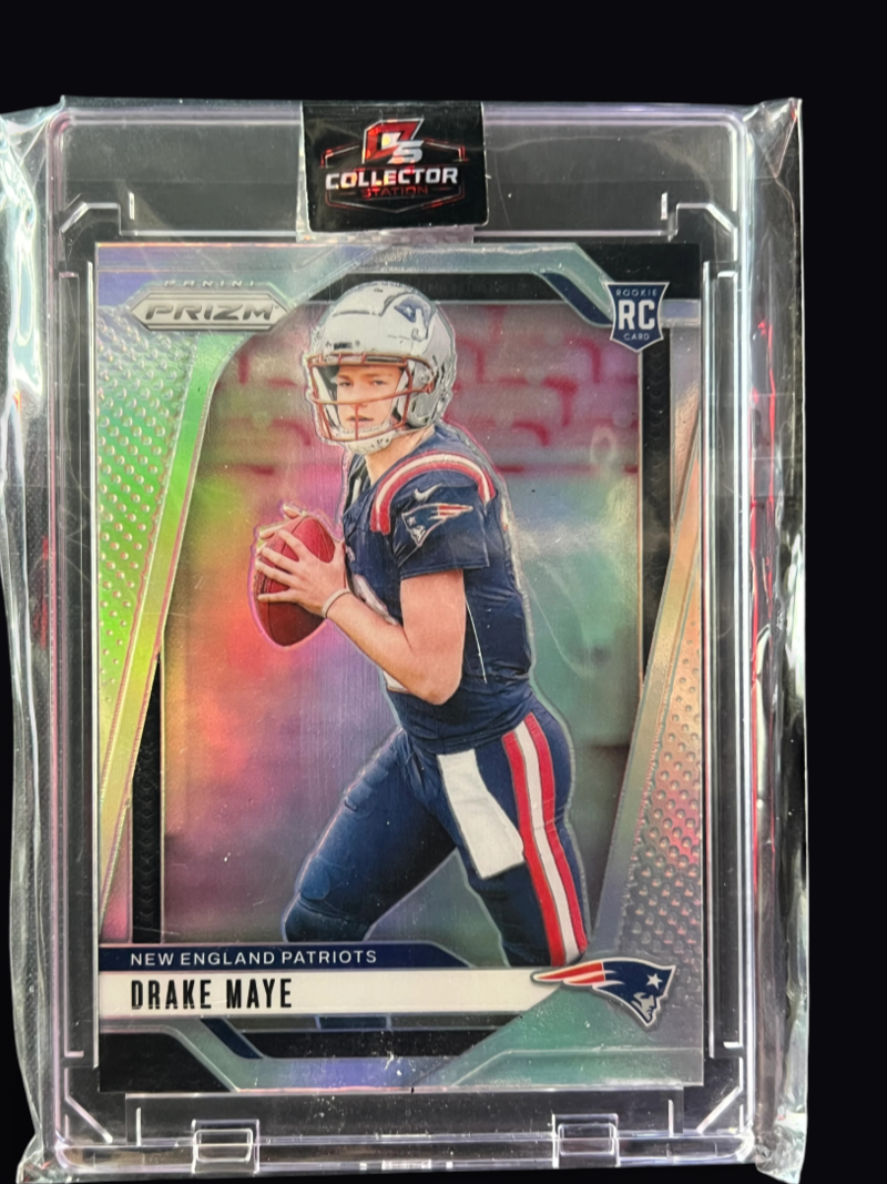 2024 Panini Prizm - Rookie Drake Maye #329 Silver Prizm (RC)