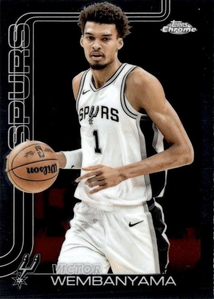 2025 Topps Chrome Basketball Victor Wembanyama #221