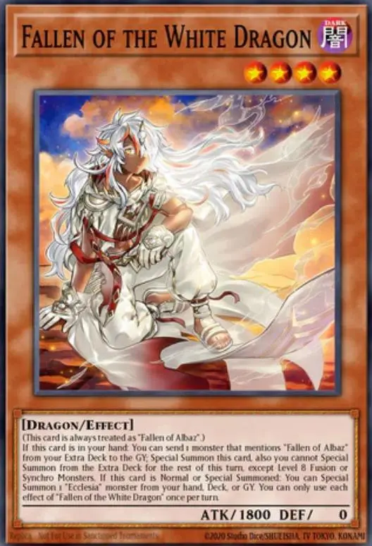 2026 Yu-Gi-Oh! Burst Protocol Fallen of the White Dragon #BPRO-EN024