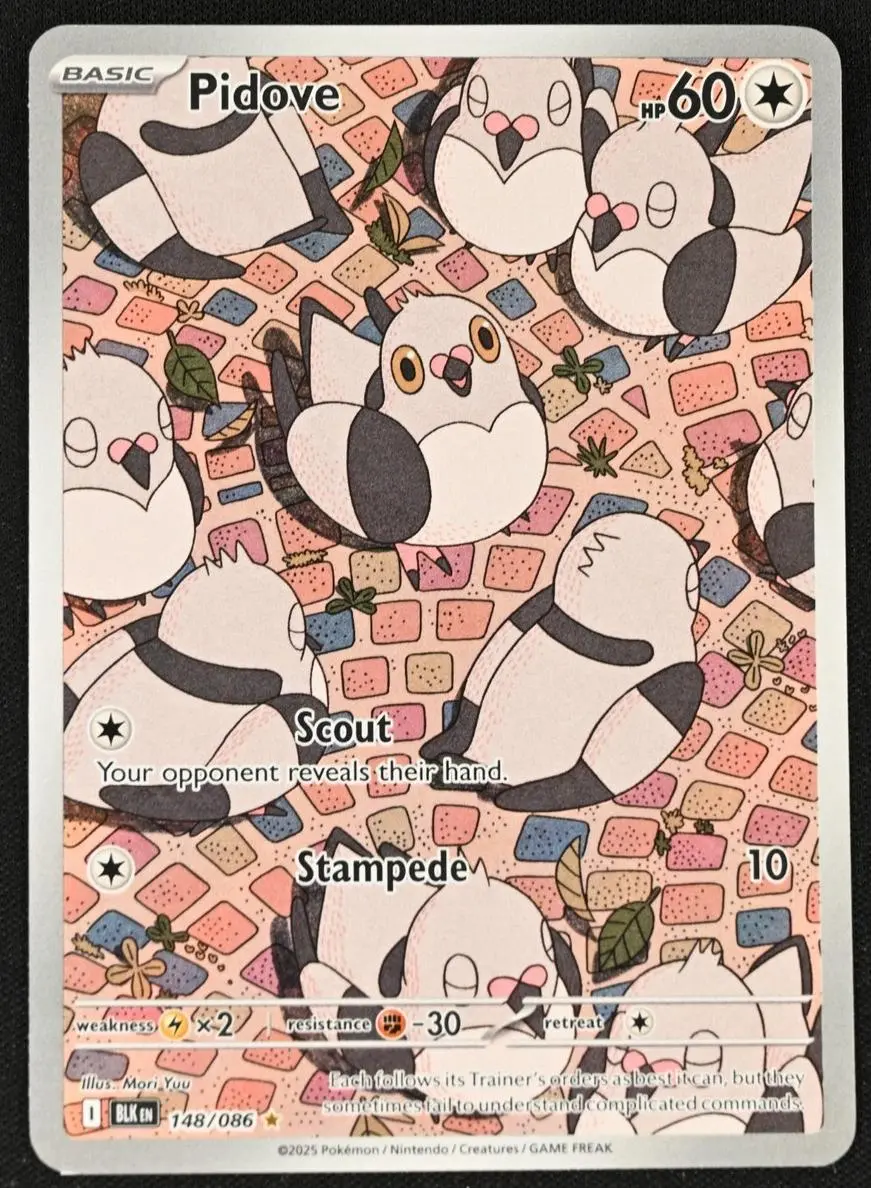 2025 Pokemon Scarlet & Violet Black Bolt Pidove #148