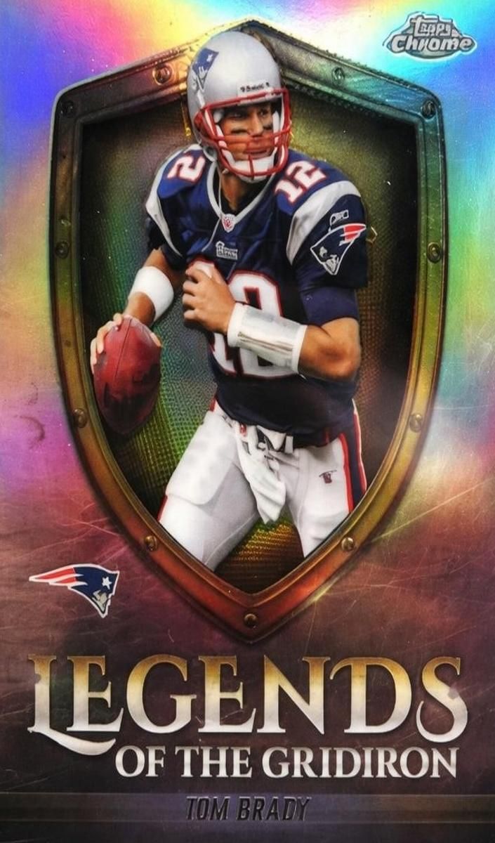 2025 Topps Chrome Football Tom Brady Refractor #LOG-9 /499