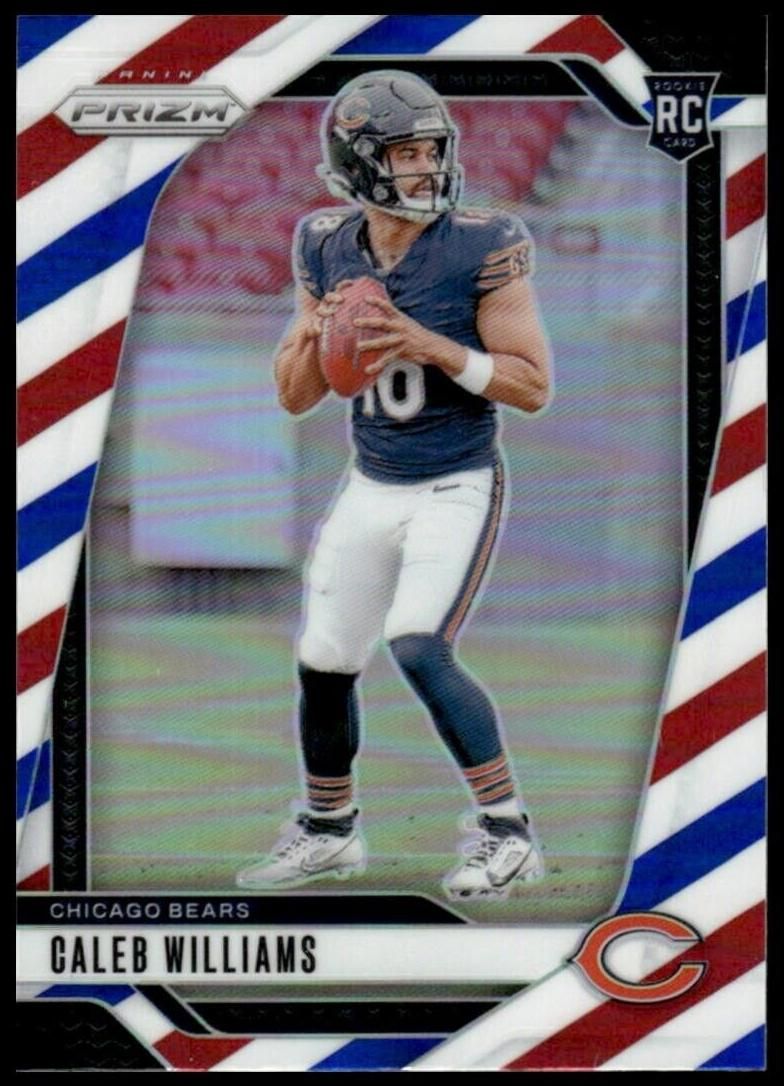 2024 Panini Prizm Football Caleb Williams Red White and Blue #301