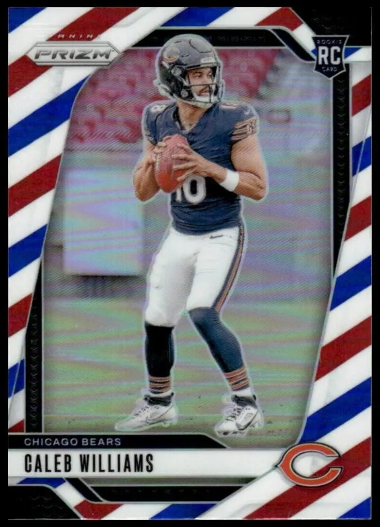 2024 Panini Prizm Football Caleb Williams Red White and Blue #301