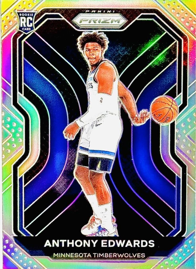 2020 Panini Prizm Anthony Edwards Silver #258