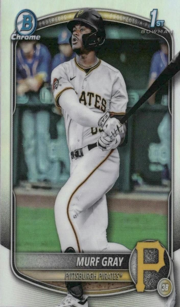 2025 Bowman Draft Chrome Baseball Murf Gray Refractor #BDC-108