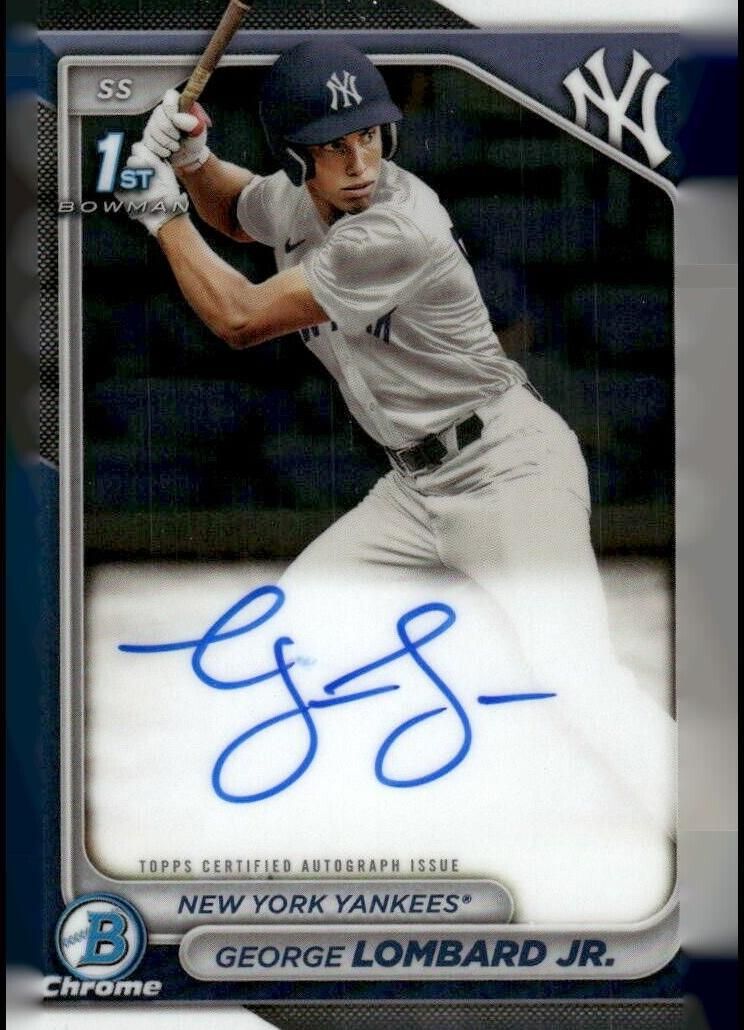 2024 Bowman Chrome Prospects Baseball George Lombard Jr. #CPA-GLO