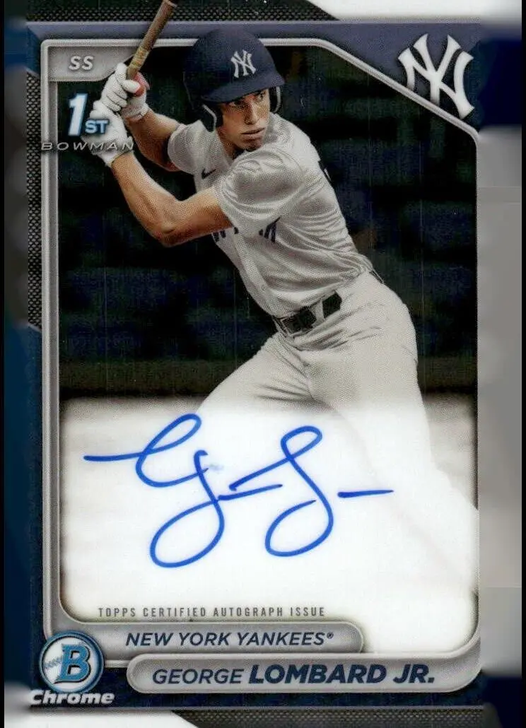 2024 Bowman Chrome Prospects Baseball George Lombard Jr. #CPA-GLO