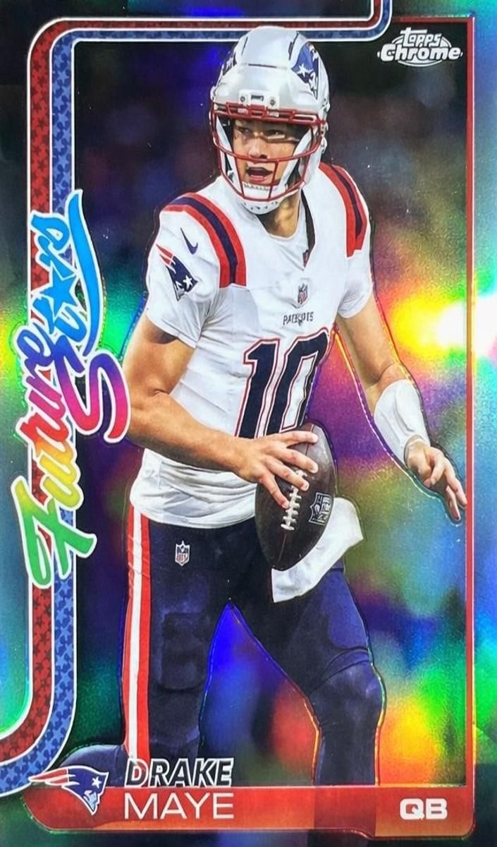 2025 Topps Chrome Football Drake Maye Refractor #FS-7