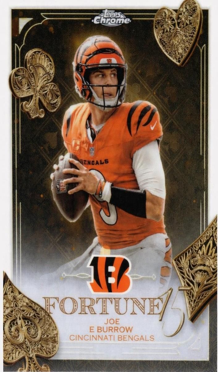 2025 Topps Chrome Football Joe Burrow Refractor #F15-5