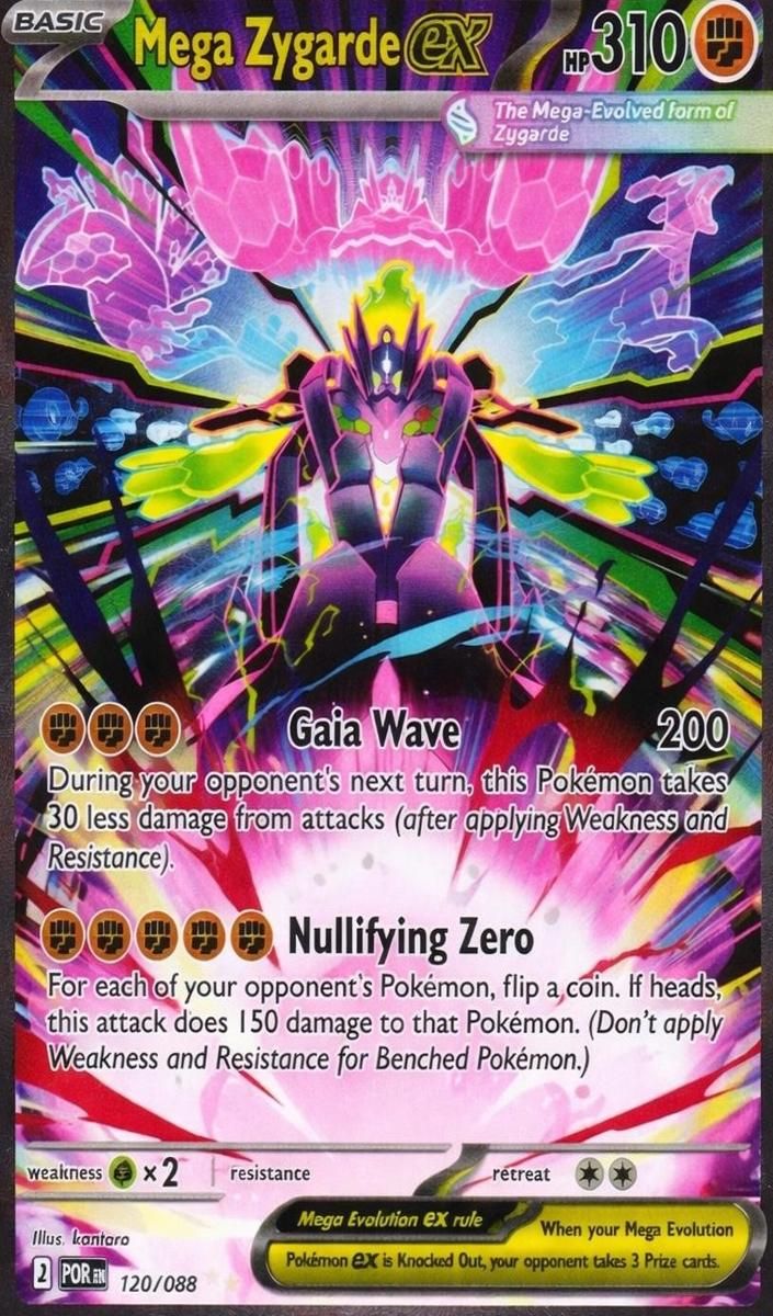 2026 Pokemon Mega Evolution Perfect Order Mega Zygarde EX #120