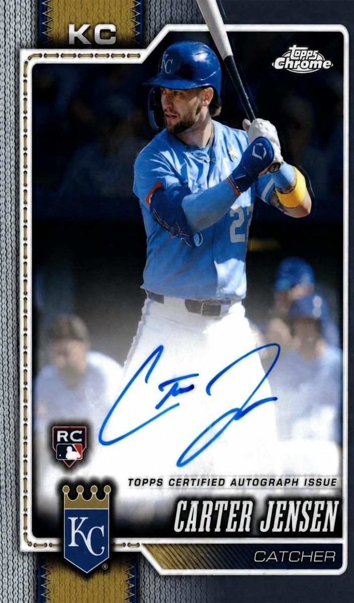 2026 Topps Chrome Baseball Carter Jensen #RA-CJ