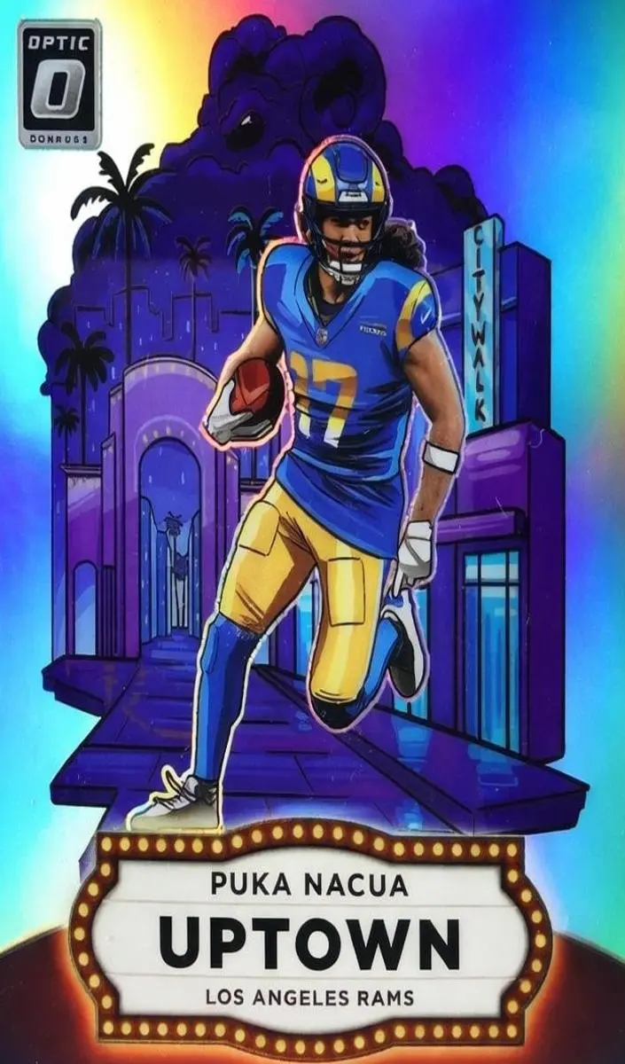 2025 Donruss Optic Football Puka Nacua Uptown Checklist #8