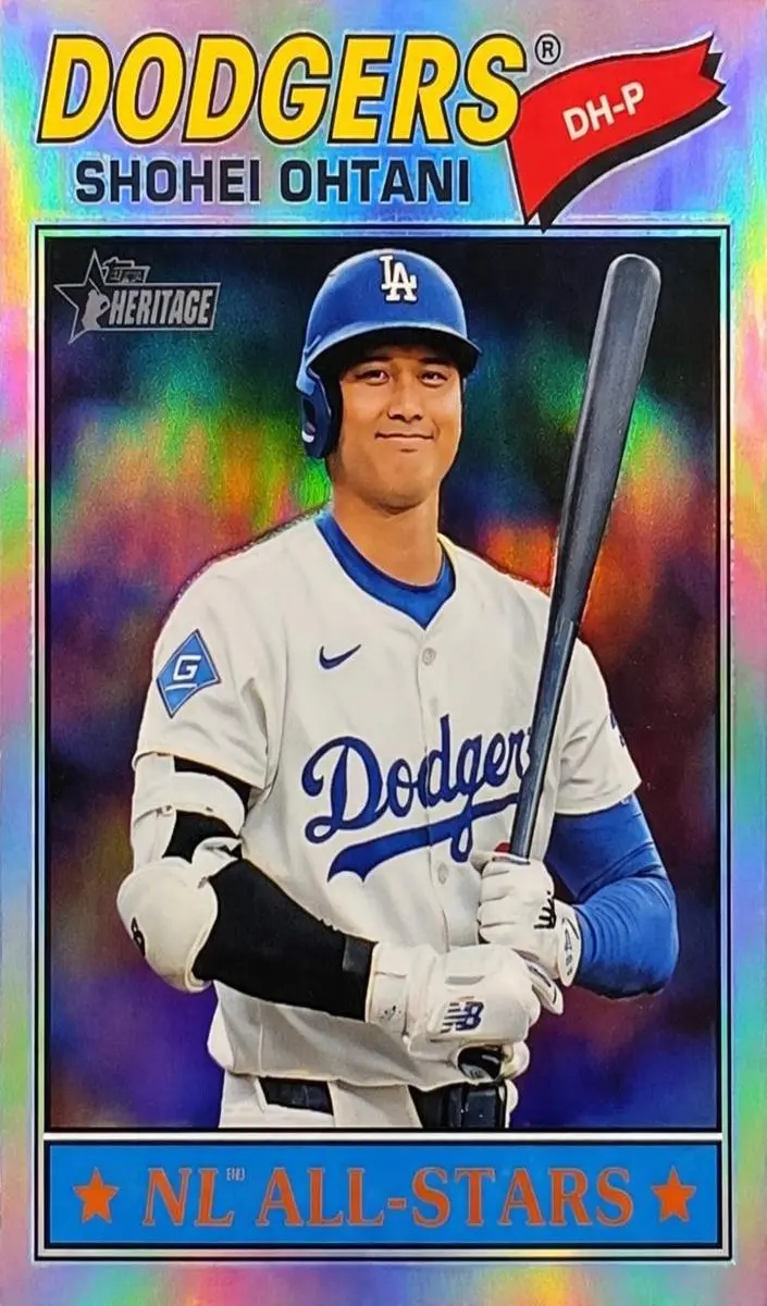 2026 Topps Heritage Baseball Shohei Ohtani Refractor #290