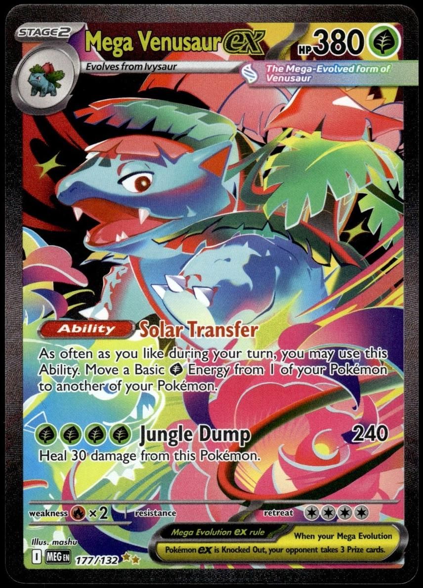 2025 Pokemon Mega Evolution Mega Venusaur EX #177