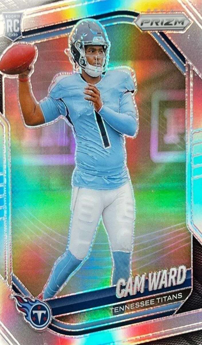 2025 Panini Prizm Football Cam Ward Silver #352