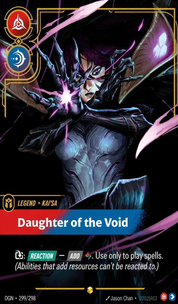2025 Riftbound Origins Kai'Sa - Daughter of the Void #299