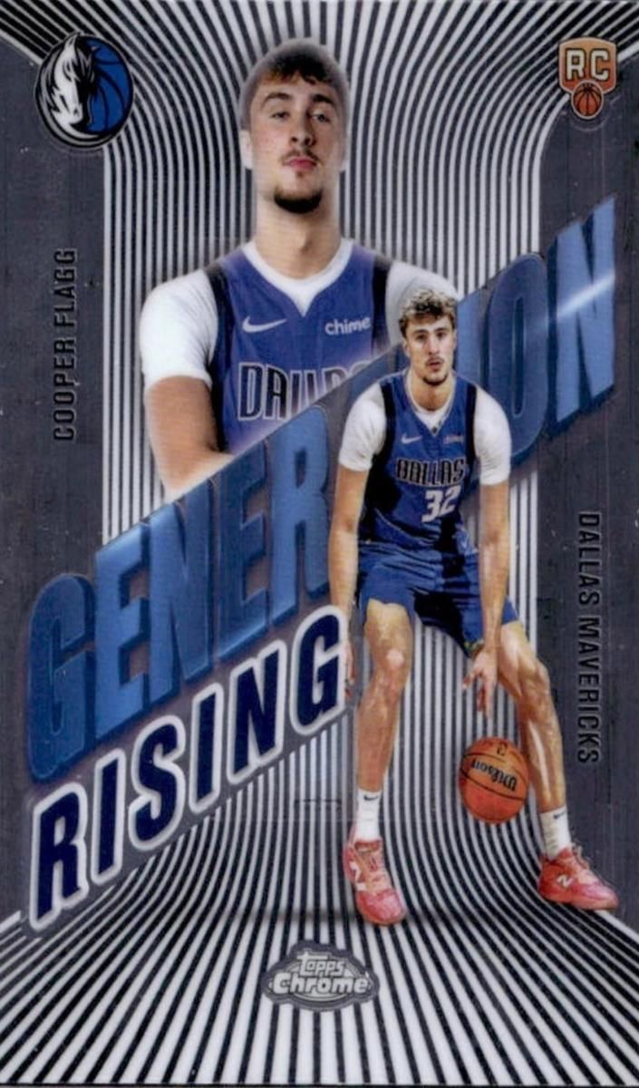 2025 Topps Chrome Basketball Refractor Cooper Flagg #251