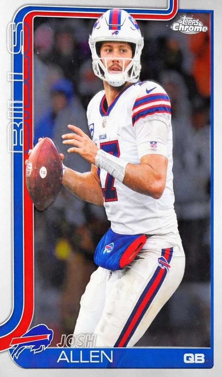 2025 Topps Chrome Football Josh Allen #34