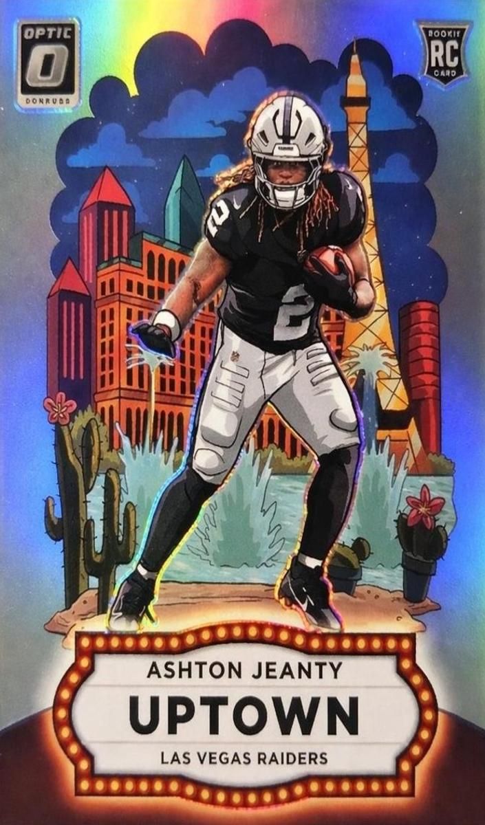 2025 Donruss Optic Football Ashton Jeanty Uptown #2