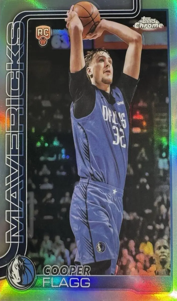 2025 Topps Chrome Basketball Cooper Flagg Refractor #251