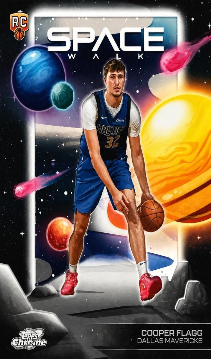 2025 Topps Cosmic Chrome Basketball Cooper Flagg Refractor #SW-6