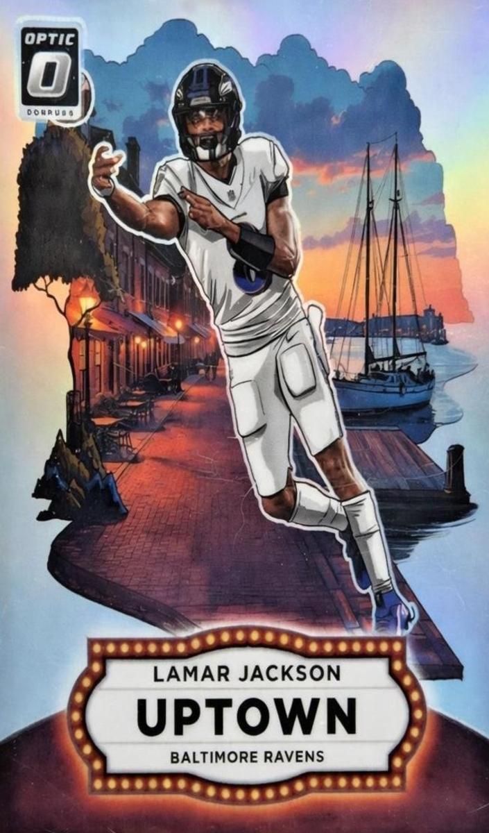 2025 Donruss Optic Football Lamar Jackson #13
