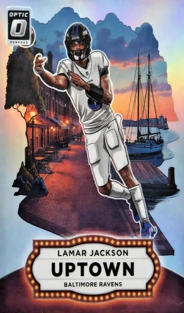 2025 Donruss Optic Football Lamar Jackson #13