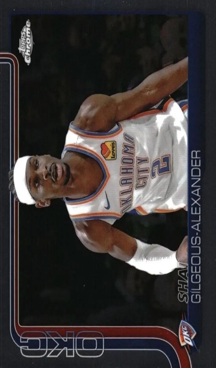 2025 Topps Chrome Basketball Shai Gilgeous-Alexander #141