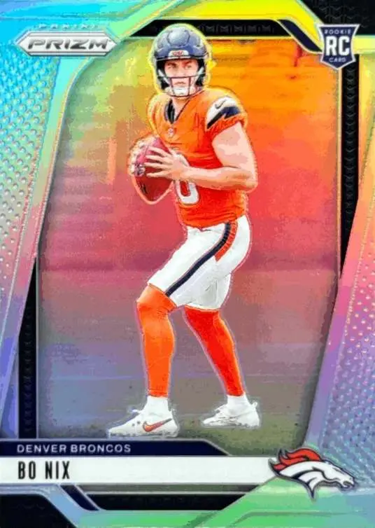 2024 Panini Prizm Football Bo Nix Silver #309