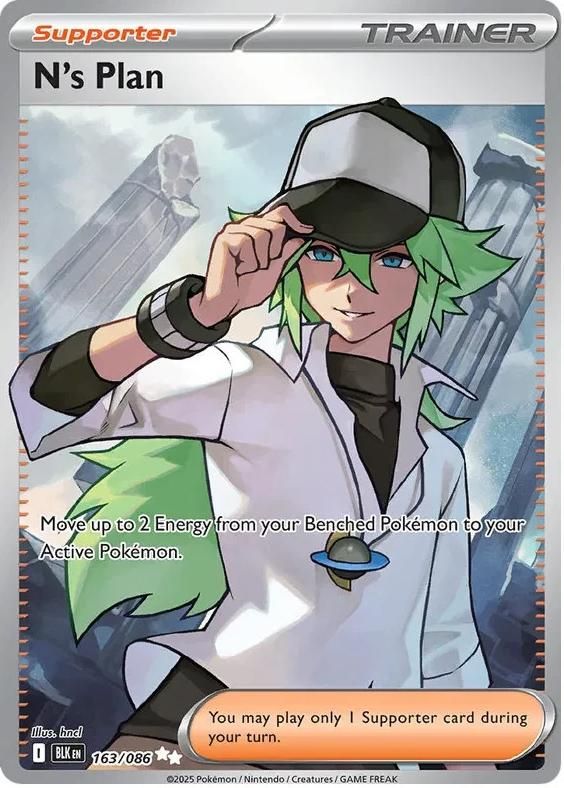 2025 Pokemon Scarlet & Violet Black Bolt N's Plan #170