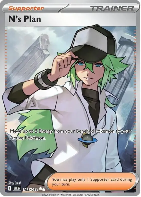 2025 Pokemon Scarlet & Violet Black Bolt N's Plan #170