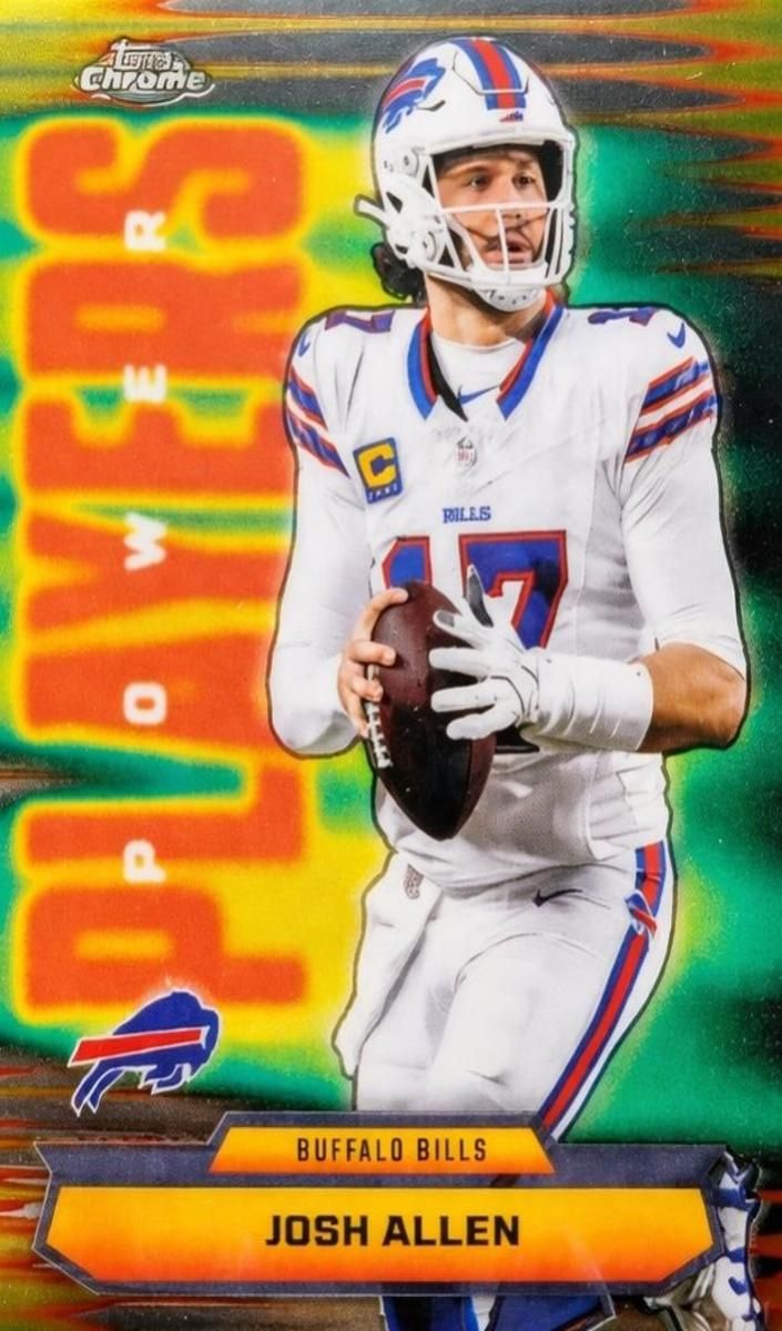 2025 Topps Chrome Football Josh Allen Refractor #PP-2
