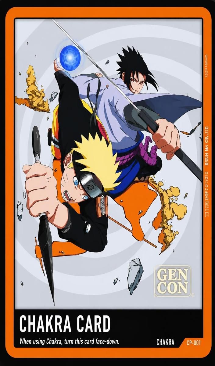 2026 Bandai Naruto Gen Con Chakra Card #CP-001