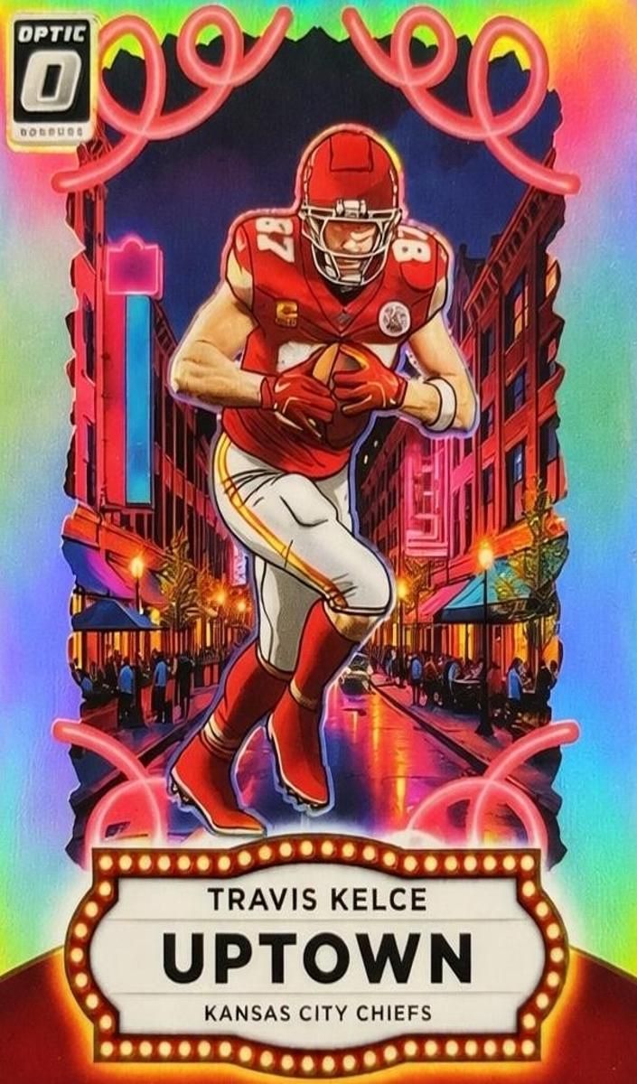2025 Donruss Optic Football Travis Kelce Uptown Checklist #22