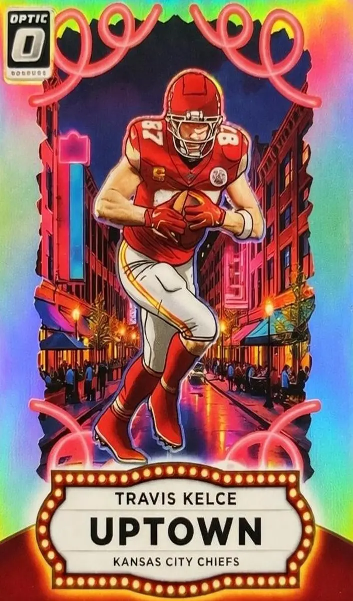 2025 Donruss Optic Football Travis Kelce Uptown Checklist #22