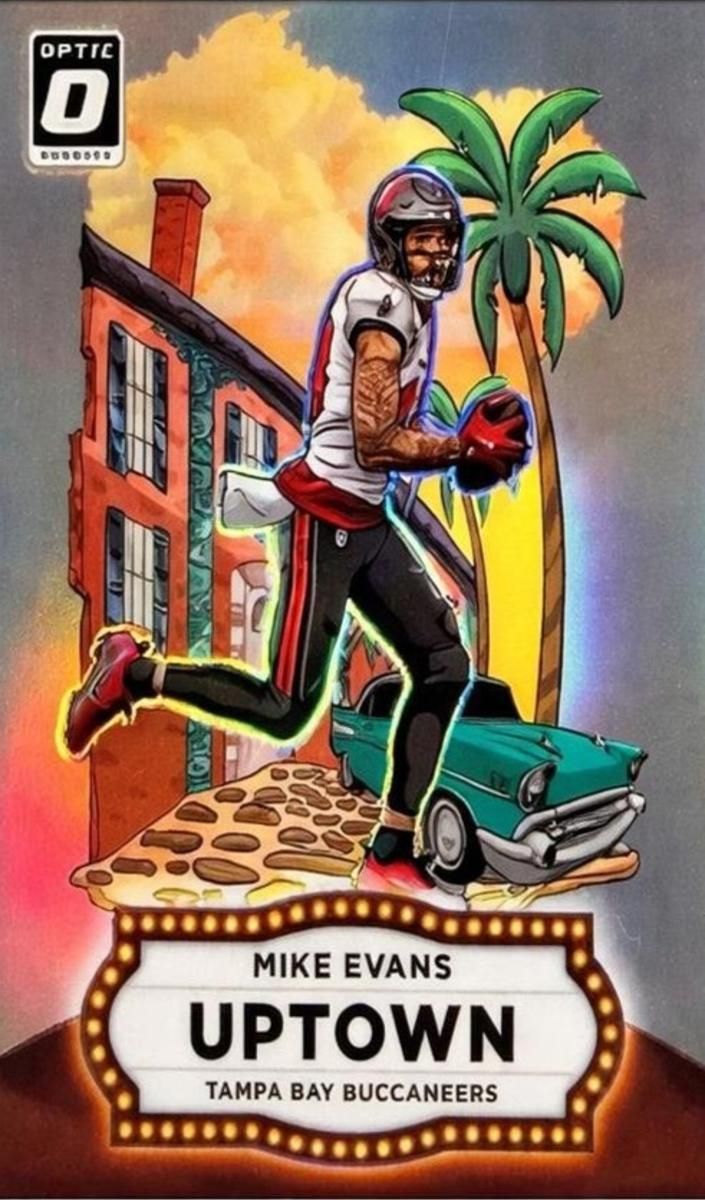 2025 Donruss Optic Football Mike Evans Uptown All Pro Kings Checklist #15
