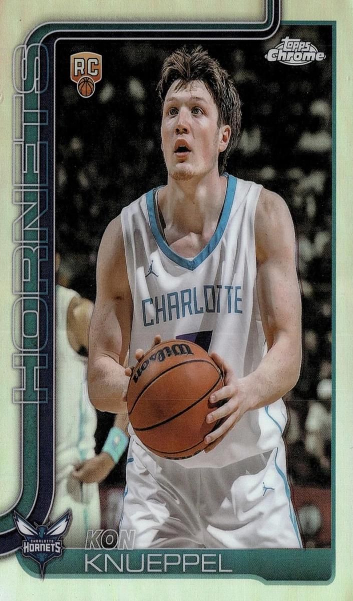 2025 Topps Chrome Basketball Kon Knueppel Refractor #254