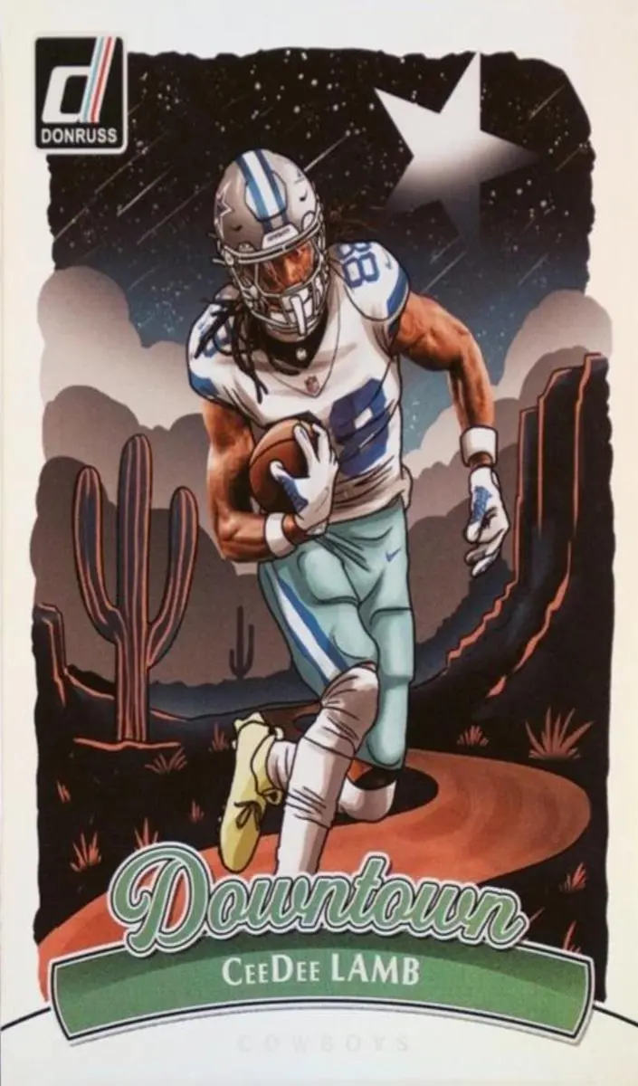2025 Panini Donruss Football Downtown! CeeDee Lamb #9